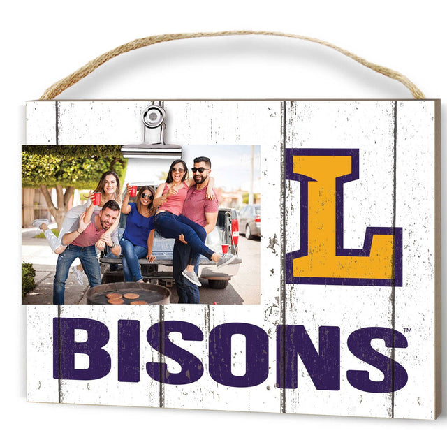 Front. Jardine - Lipscomb Bisons 8" x 10" Weathered Clip It Frame - White.