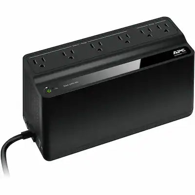 APC - UPS Battery Backup, 425VA/255W, Tower/Wall Mount, 6 Outlets, LED Indicator