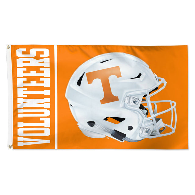 Front. WinCraft - Tennessee Volunteers 3' x 5' Helmet Deluxe Single-Sided Flag - Multicolor.