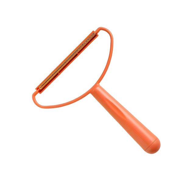 Front. Kitcheniva - Plastic Manual Fabric Shaver Lint Remover, Orange - Removes Dust, Pet Hair & Lint.
