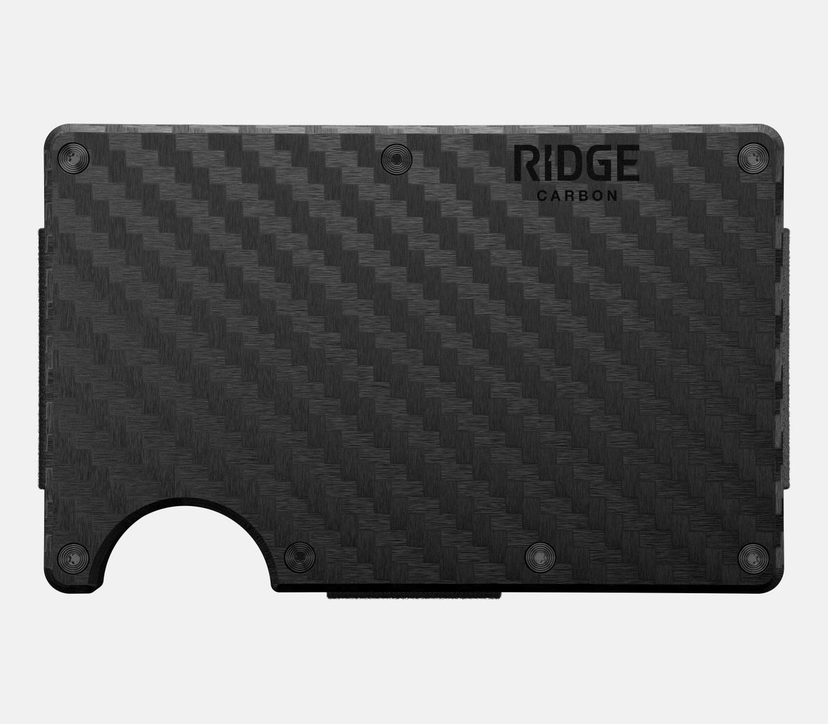The Ridge Wallet - 3K Cash Strap - Carbon Fiber