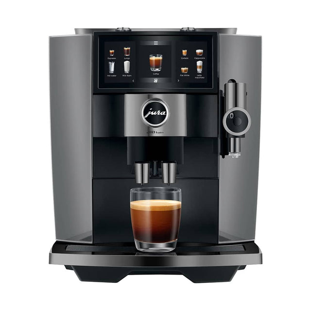 Espresso  
Cortado  
Cappuccino  
NO water  
Milk from Coffee  
Fat White  
LACK macchiato  
Jura  
J10 twin