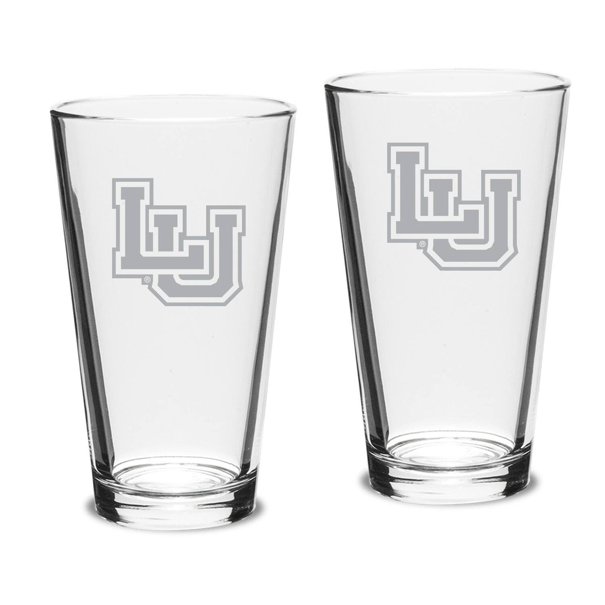 Jardine - Lamar Cardinals Team Design Two-Piece 16oz. Classic Pub Glass Set - Multicolor