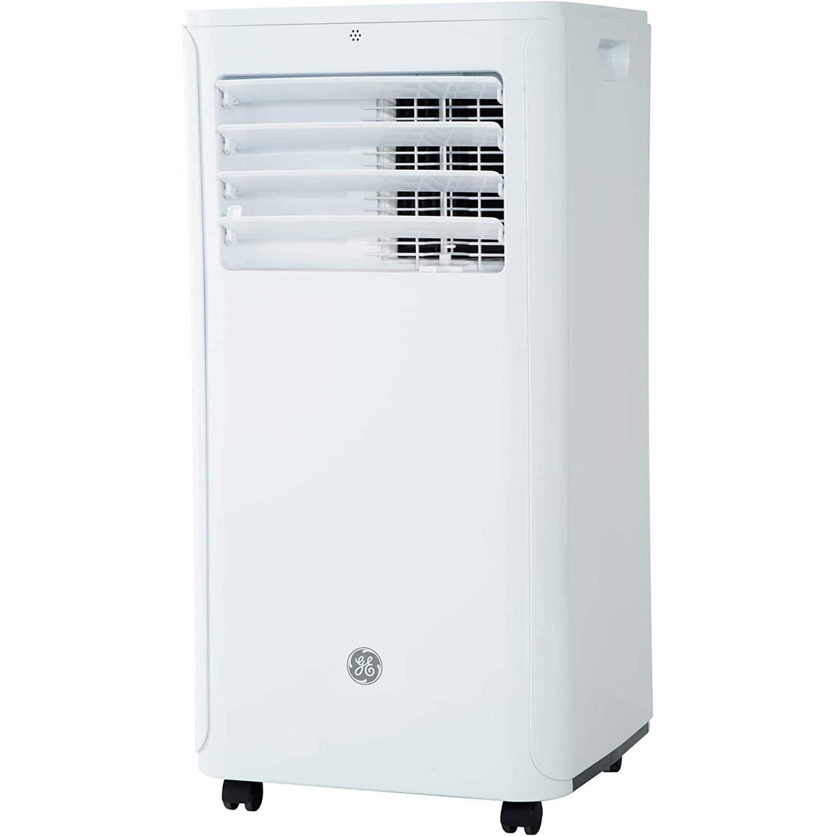 GE - Refurbished Excellent - 6,100 BTU Portable Air Conditioner with Dehumidifier and Remote - APFD06JASW - White