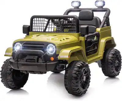 Winado - 12V Kids Ride on Truck with Remote Control, Battery Powered Kids Car, Electric Play Car with LED Lights/Horn/Remote