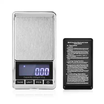 Garnen - Food Scale 200g/0.01g, Kitchen Scale Coffee Scale Precision Gram Scale Digital Weight Grams Ounces, for Coffee Jewelry
