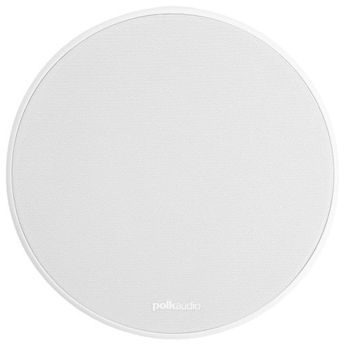 Front. Polk Audio - Vanishing Series RT 9" 125W 3-Way In-Ceiling Loudspeaker (Each) - White.