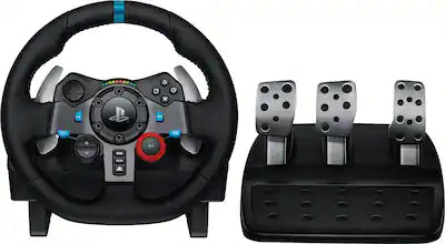 Logitech - G29 Driving Force Racing Wheel and Floor Pedals for PS5, PS4, PC, Mac