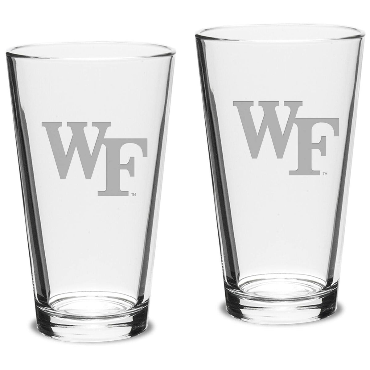Jardine - Wake Forest Demon Deacons 16oz. 2-Piece Classic Pub Glass Set - Multicolor