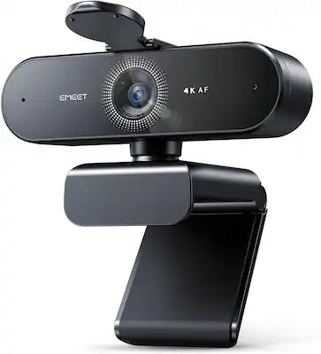 EMEET - NOVA 4K Webcam for PC - Ultra 4K HD, PDAF Autofocus, Dual Noise-Cancelling Mics, 73° FOV, Auto Light Correction, U