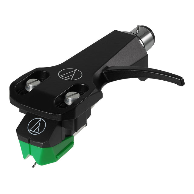 Front. Audio-Technica - Audio-Technica AT-VM95E/H Headshell & MM Cartridge Combo Kit - Green.