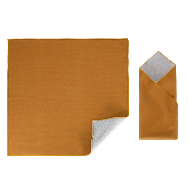 Front. Unique Bargains - 14" x 14" Camera Protective Wrap, Magic Self-Adhesive Cloth Anti-scratch Lens Pouches for Camera Lens DSLR Phone Laptop - Khaki.