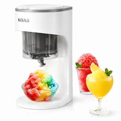 koaii - Snow Cone Machine - Electric Shaved Ice Maker for Home, Parties & Kids - Makes Slushie Ice Treats