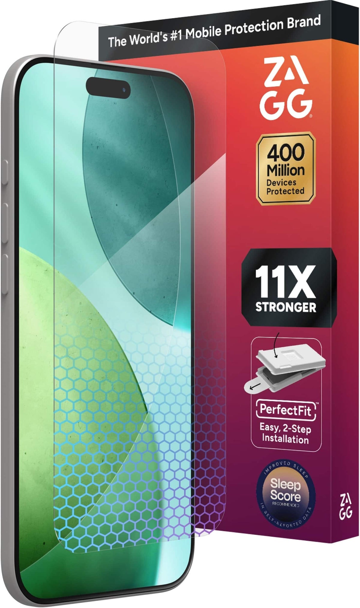 ZAGG - XTR 5 Blue Light Glass Screen Protector for Apple iPhone  Air - Clear