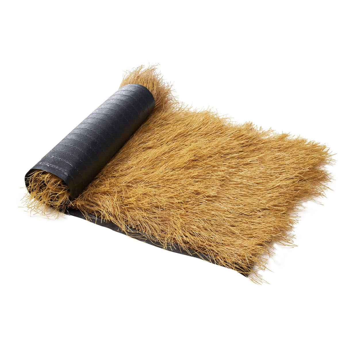 VEVOR - Artificial Thatch Grass Roof, 1.3 x 3.9 ft Tiki Bar Hut Thatch Roofing Roll, Waterproof & Fire-Resistant - Yellow
