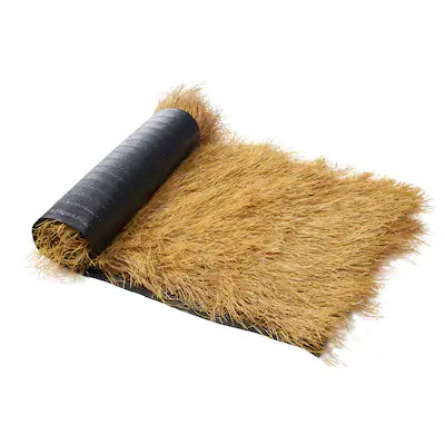 VEVOR - Artificial Thatch Grass Roof, 1.6 x 19.7 ft Tiki Bar Hut Thatch Roofing Roll, Waterproof & Fire-Resistant