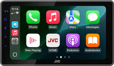 JVC - 9" Wireless Android Auto and Apple CarPlay Bluetooth with High Definition Screen