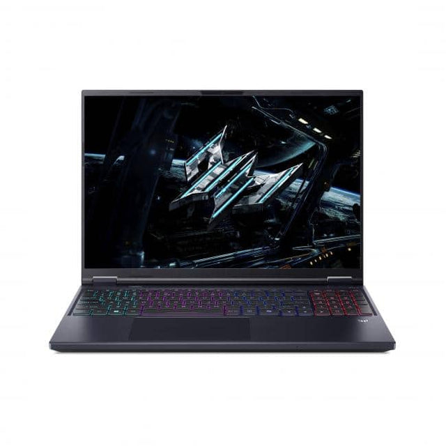 Front. Acer - Acer Predator Helios Neo 16" WQXGA 240Hz Intel Core Ultra 9 275HX NVIDIA RTX 5070Ti AI Gaming Laptop 16GB RAM 1TB SSD - Black.