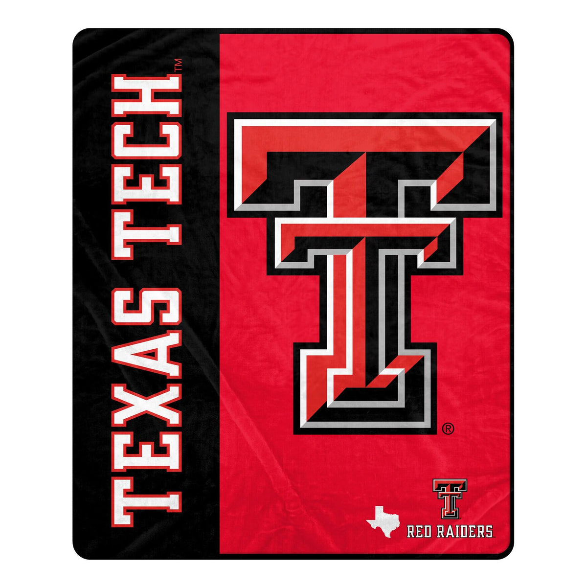 Pegasus - Texas Tech Red Raiders 50" x 60" Endzone Ultra Soft Throw Blanket - Multicolor