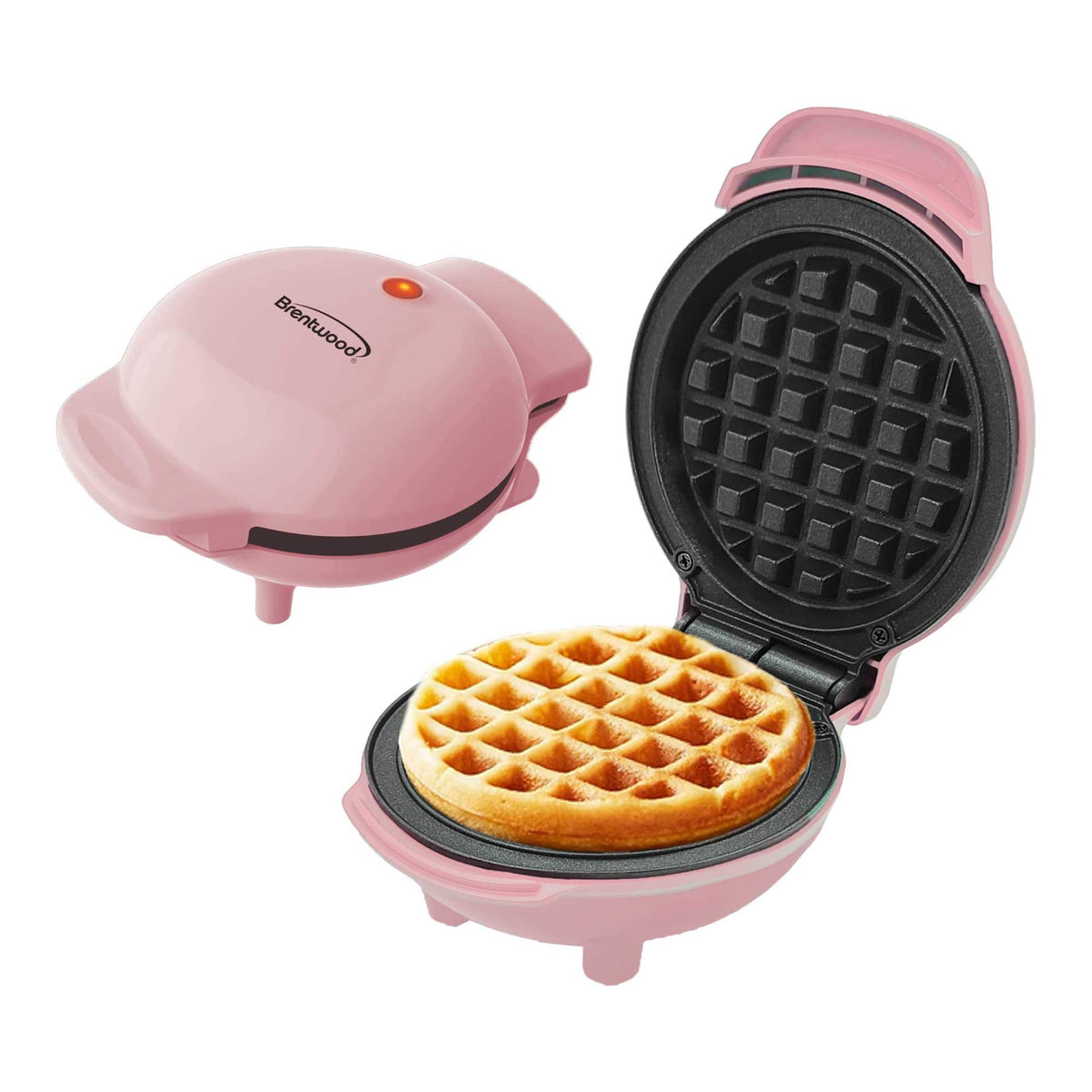 Brentwood - Non-Stick 5 WaffleMaker - Pink