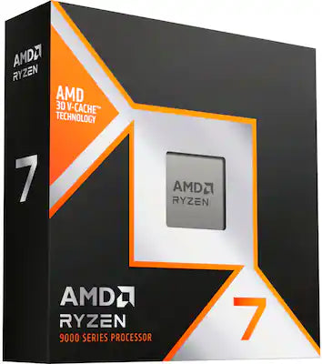 AMD - Ryzen 7 9800X3D 8-Core - 16-Thread 4.7 GHz (5.2 GHz Max Boost) Socket AM5 PCI Express 5.0 Unlocked Desktop Processor