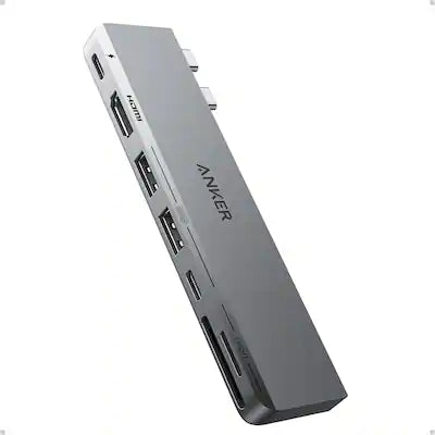 Anker - USB C Hub for MacBook, 7-in-2 with 4K@60Hz HDMI