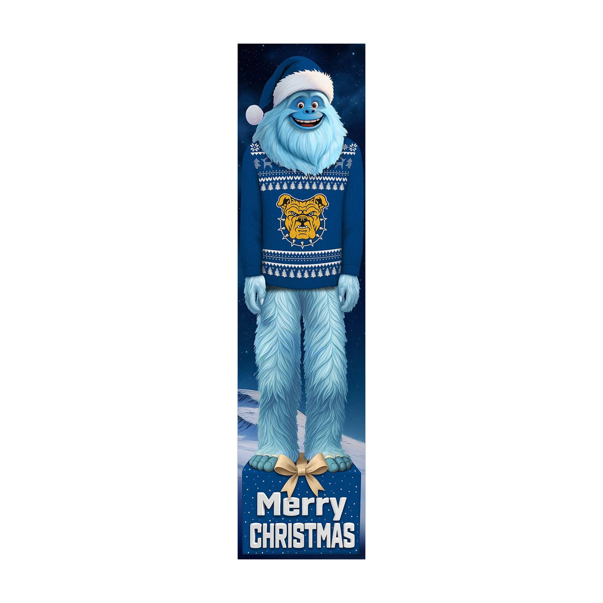 Fan Creations - North Carolina A&T Aggies 48" Yeti Christmas Leaner - Multicolor