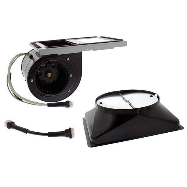 Front. Zephyr - Motor Dual Internal Blower for Zephyr Range Hoods AK70C, AK75D, AK76C, AK77C, AK92C, AK93C, ZRPC - Black.