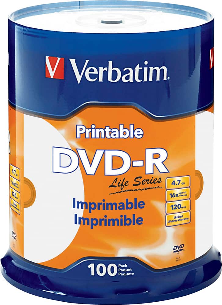 Verbatim - 16x DVD-R Discs - White