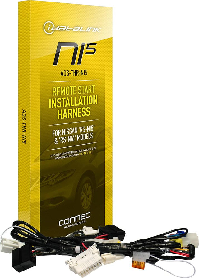 Front. iDatalink - T-Harness NI5 Installation Kit for Select 2007-2015 Nissan and Infiniti Vehicles - Multi.
