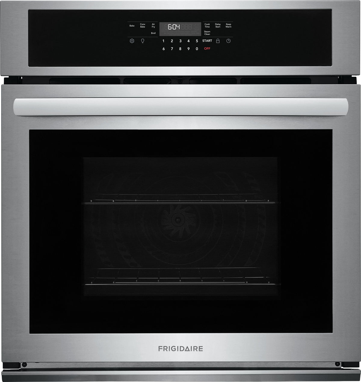 Frigidaire - 27" Single Wall Oven with Air Fry - Stainless Steel