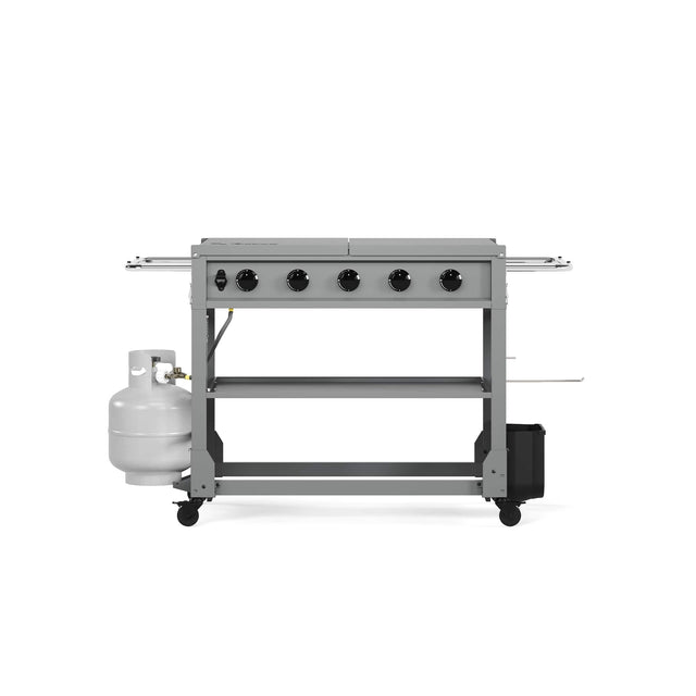 Front. TYTUS Grills - 36" 5-Burner Gas Griddle - gray.