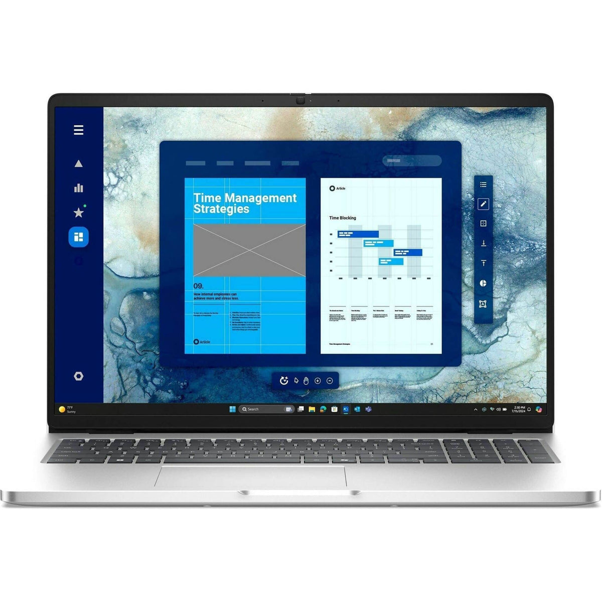 Dell - Pro 16 16" IPS LCD 1920 x 1200 (Full HD Plus) Laptop - Intel Core 7 with 16GB Memory - 512 GB SSD - Magnetite, Other