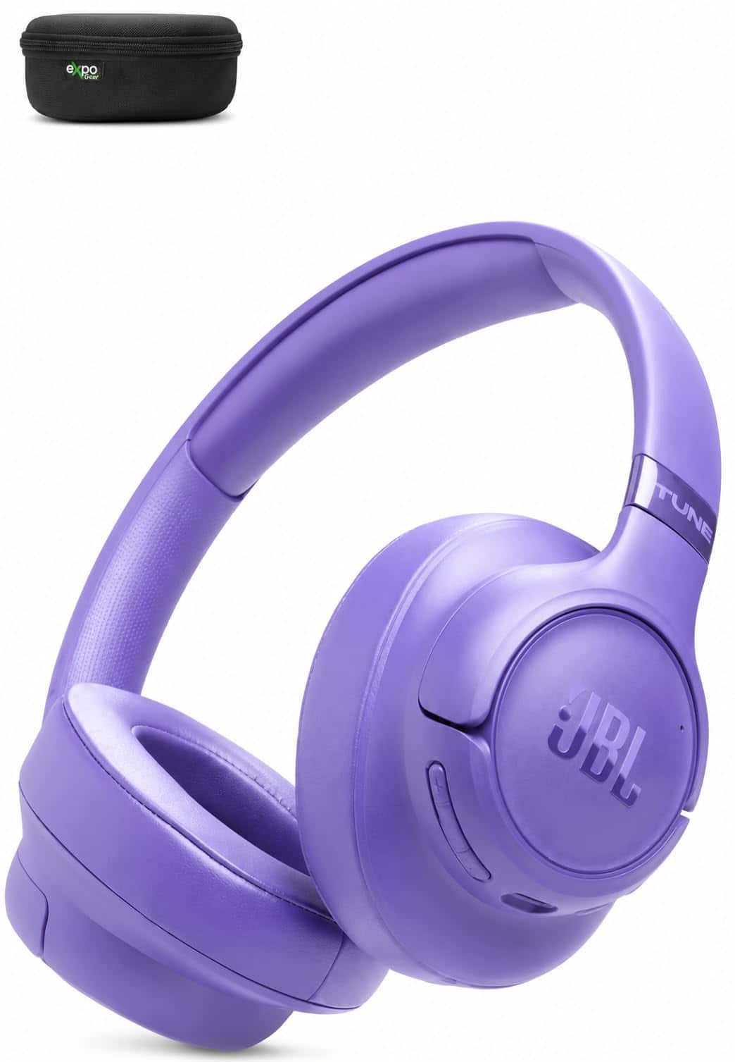 JBL - Tune 780NC Wireless Noise Cancelling Headphones Bundle - Purple
