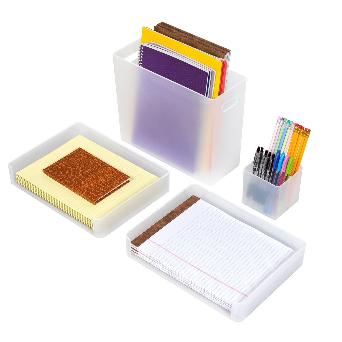 Sorbus - Letter Tray, Office Supplies, Pen Holder Set for Home, Office, Art