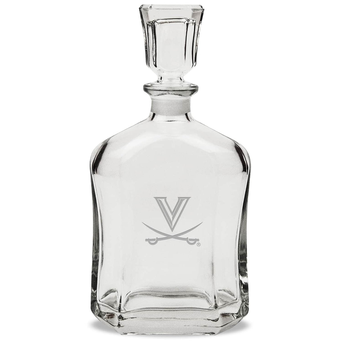 Jardine - Virginia Cavaliers 23.75oz. Crystal Whiskey Decanter - Multicolor