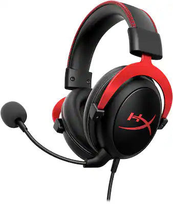 HyperX - Cloud II Wired Gaming Headset for PC, Xbox X|S, Xbox One, PS5, PS4, Nintendo Switch, and Mobile