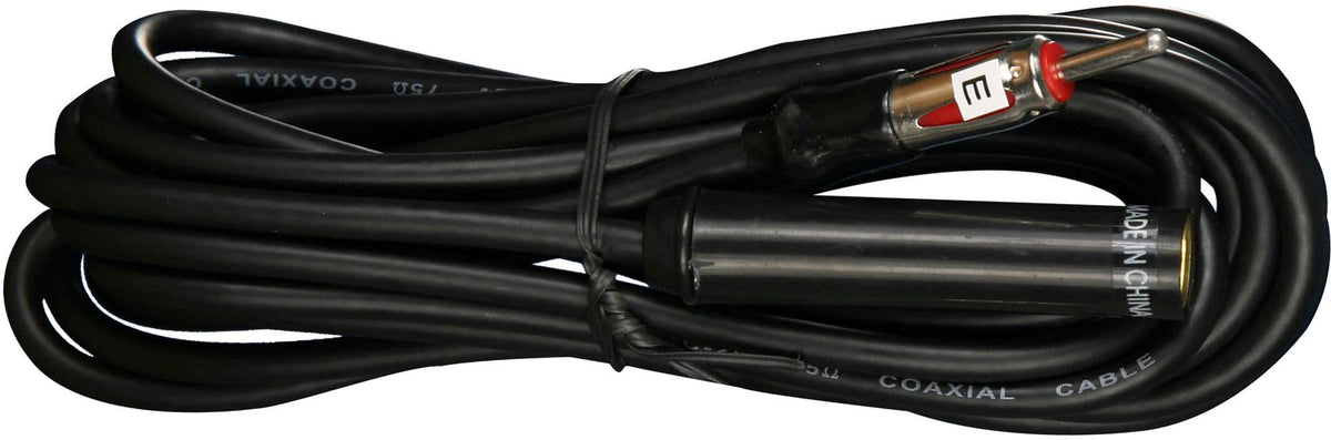 Metra - Universal 12' Antenna Extension Cable with Capacitator - Black