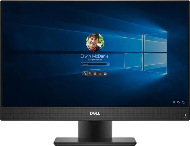 Erwin McDaniel, erwin@Fabrikam.com, Password, Sign in options, DELL