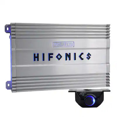 Hifonics - BG-1900.1D Brutus Gamma Mono D 1900W Car Audio Subwoofer Amp, Bass Knob
