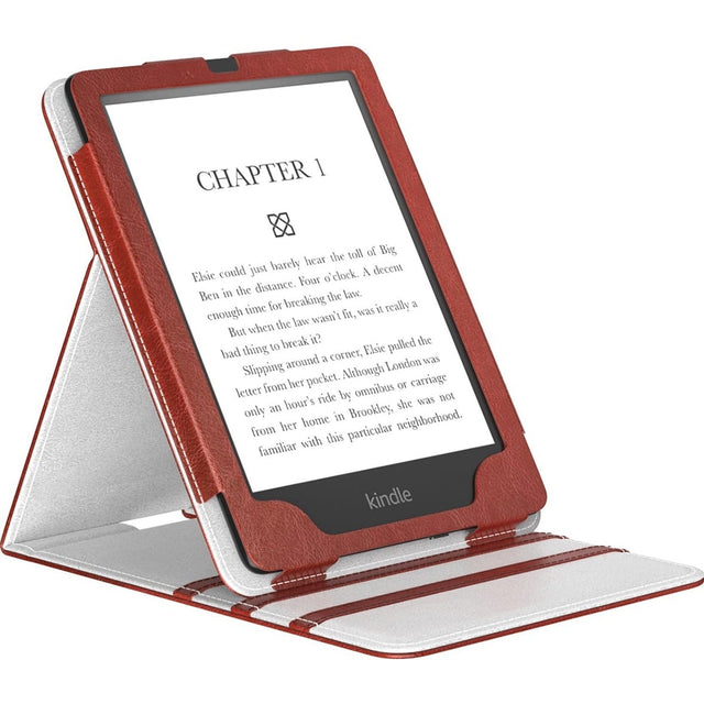 Front. SaharaCase - Indy Series Case for Amazon Kindle Paperwhite (11th Gen, 2021-2022) - Brown.