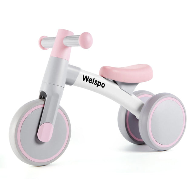 Front. WELSPO - Baby Balance Bike for 12-36 Months - Pink.