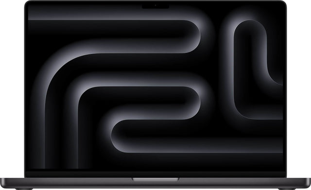Front. Apple - MacBook Pro 16-inch Laptop - M5 Max chip with 18-core CPU and 32-core GPU - 36GB Memory - 2TB SSD - Space Black.