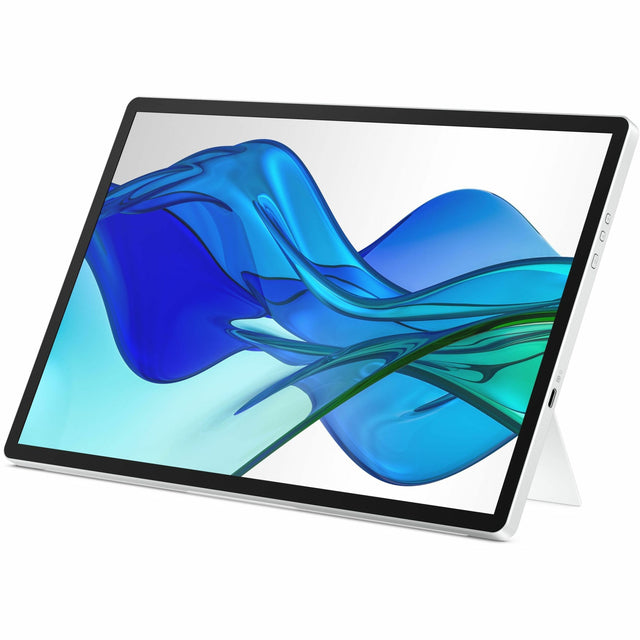 Front. HP - 14.3" IPS LED 75Hz Monitor (USB) - Silver.