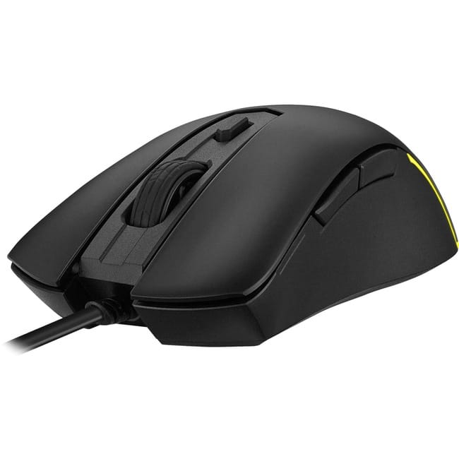 ASUS - TUF GAMING M3 Gen II Gaming Mouse - Optical - Cable - USB 2.0 Type A - 8000 dpi - 6 Programmable Button(s) - Wired - Black