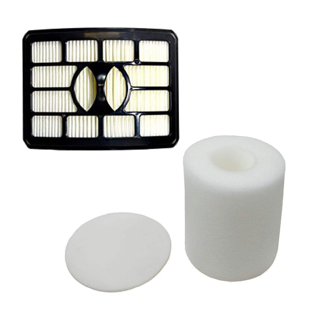 Front. HQRP - HQRP HEPA Filter Kit for Shark Rotator Pro NV500 NV640 Series and DuoClean ZU780 ZU782 ZU785, Replaces XFF500 XHF500.
