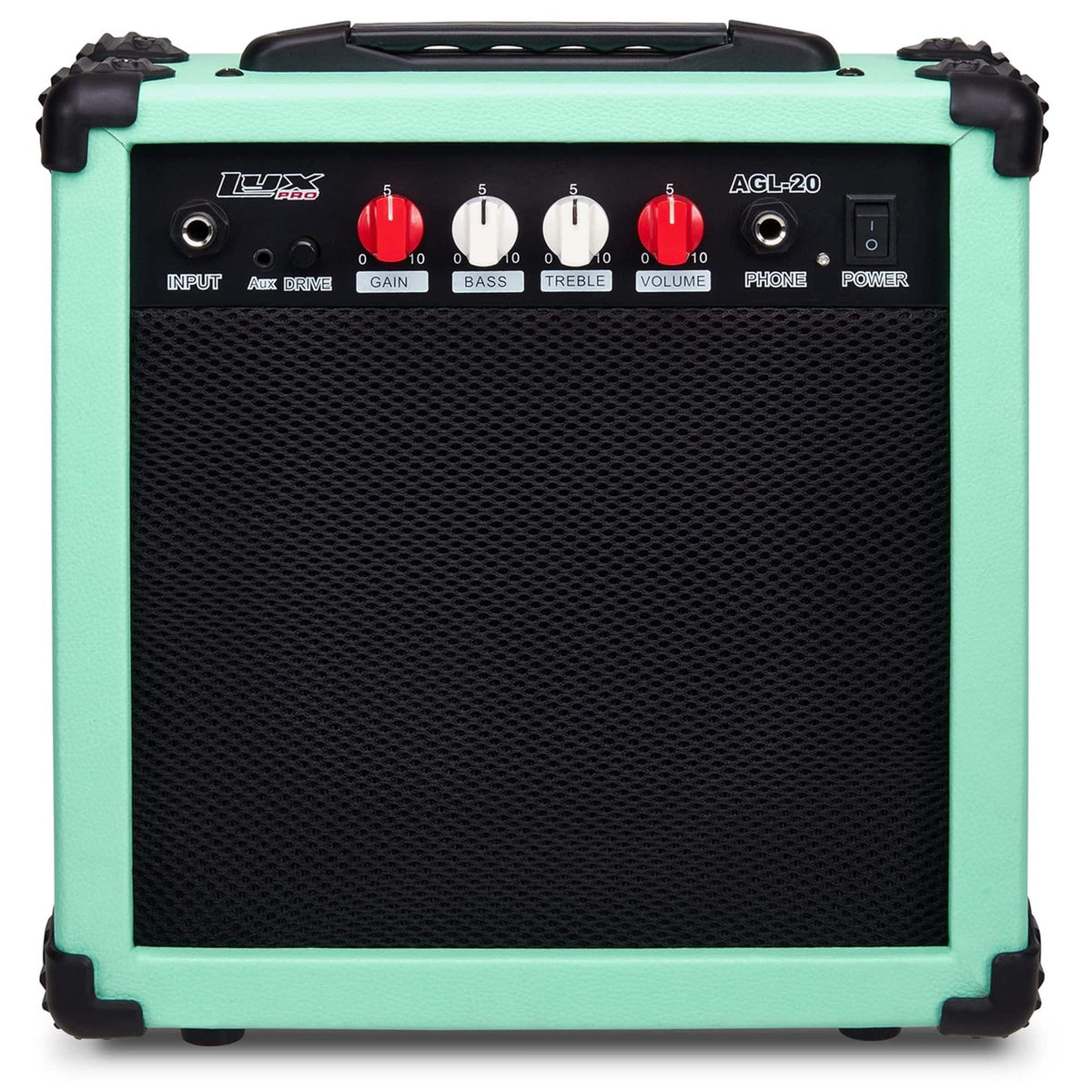 Lyxpro - Electric Guitar Amp - 20 Watt Guitar Amplifier with Built-in Speaker Headphone Jack