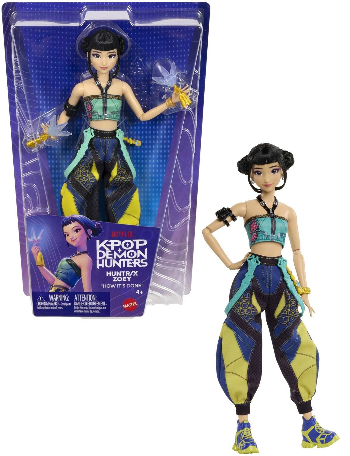 Mattel - KPop Demon Hunters HUNTR/X: Zoey “How It's Done" Doll (KPDH) - COLLECTIBLES - Multicolor