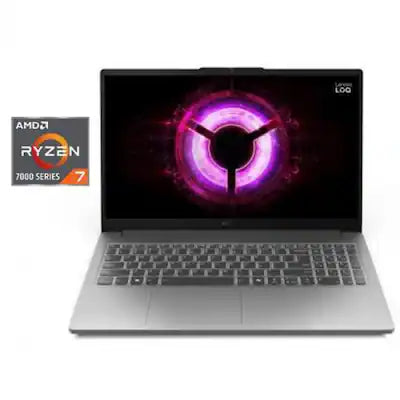 Lenovo - LOQ-E 15.6" FHD 144Hz AMD Ryzen 7 7735HS NVIDIA GeForce RTX 4050 Gaming Laptop 16GB DDR5 512GB SSD Luna