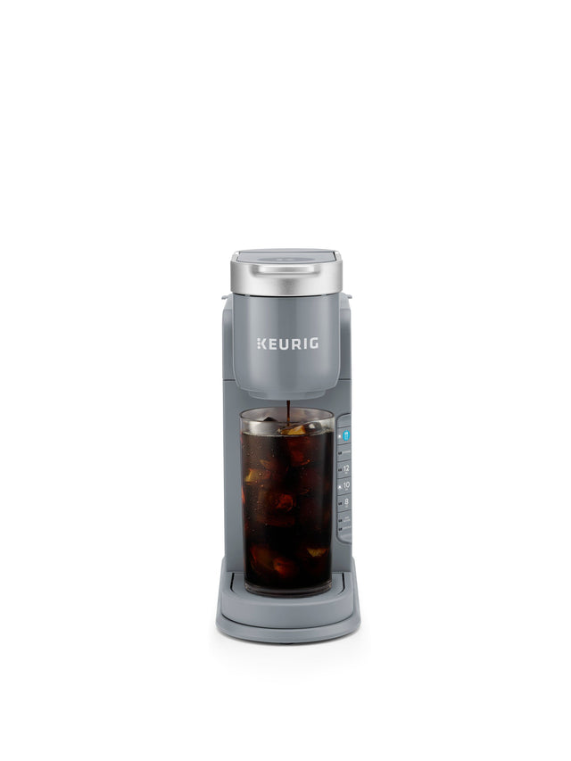 Front. Keurig - K-Iced Single Serve K-Cup Pod Coffee Maker - Gray.